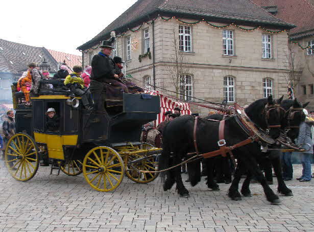 Postkutsche Weihnachtsmarkt Langenzenn